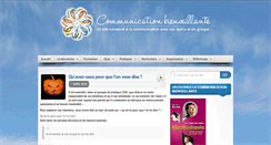 Desktop Screenshot of communicationbienveillante.eu